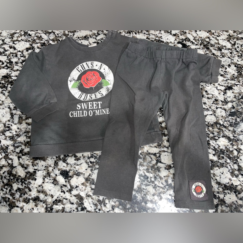 Guns n Roses toddler tracksuit